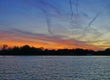 Закат на Дону у станицы Старочеркасской