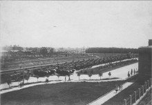 Первые бараки Сельмашстроя