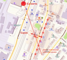 Первые бараки Сельмашстроя