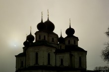 Воскресенский войсковой собор туманным утром