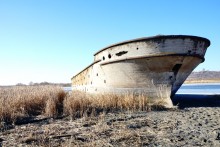 Бетонные корабли в Аксае