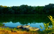 Вечер на заливе Мигулянка у станицы Вёшенская