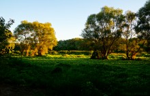 Вечер на заливе Мигулянка у станицы Вёшенская