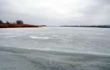 Путешествие бесснежный зимой к Золотому ерику, лиману Хрящеватому и озеру Калмычка