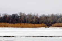 Путешествие бесснежный зимой к Золотому ерику, лиману Хрящеватому и озеру Калмычка