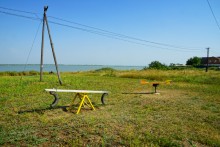 Дворец культуры в Натальевке на берегу Таганрогского залива