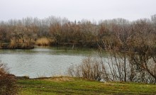 Пересечение протока Аксай и тёплого канала у станицы Бессергеневской