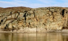 Кутовские скалы на Северском Донце у станицы Краснодонецкой