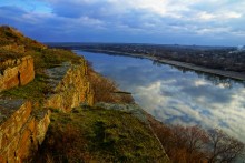 Кутовские скалы на Северском Донце у станицы Краснодонецкой