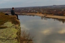 Кутовские скалы на Северском Донце у станицы Краснодонецкой