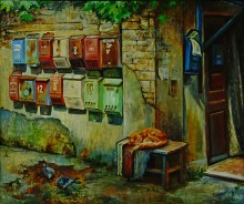 Тихий час, картина Евгении Поступаль