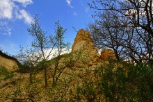 Выходы мергеля в балке Обрывской