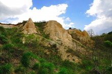 Выходы мергеля в балке Обрывской