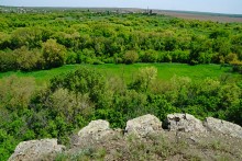 Скалы на реке Кундрючья у хутора Голубинка