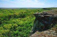 Скалы на реке Кундрючья у хутора Голубинка