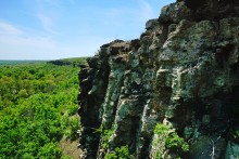 Скалы на реке Кундрючья у хутора Голубинка