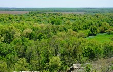 Скалы на реке Кундрючья у хутора Голубинка