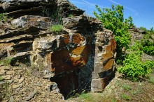 Скалы на реке Кундрючья у хутора Голубинка