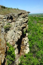 Скалы на реке Кундрючья у хутора Голубинка