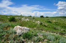 Старое казачье укрепление на Миусе, времен Петровских походов.