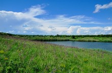 Старое казачье укрепление на Миусе, времен Петровских походов.