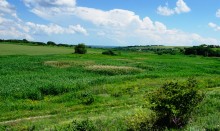 Старое казачье укрепление на Миусе, времен Петровских походов.