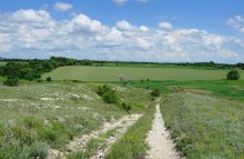 Старое казачье укрепление на Миусе, времен Петровских походов.