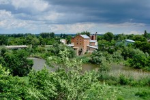Водяная мельница в селе Ряженое на Миусе