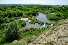 Водяная мельница у хутора Семимаячного на реке Кундрючьей