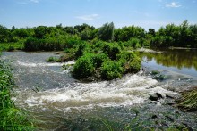 Водяная мельница у хутора Семимаячного на реке Кундрючьей