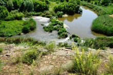 Водяная мельница у хутора Семимаячного на реке Кундрючьей