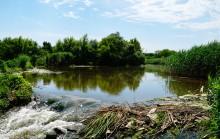 Водяная мельница у хутора Семимаячного на реке Кундрючьей