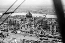 Ларьки у центрального рынка во время второй оккупации Ростова-на-Дону