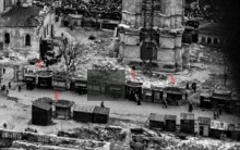 Ларьки у центрального рынка во время второй оккупации Ростова-на-Дону