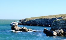 Прогулки по заповеднику на полуострове Казантип. По скалам и пляжам в обществе птиц и медуз