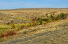 Осенняя степь в долине реки Кундрючьей