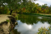 Лето на реке Кундрючьей у станицы Краснодонецкой