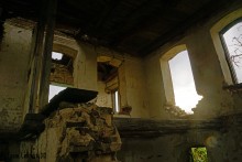 Старый, необычный дом на окраине хутора Чумаковского.