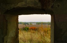 Старый, необычный дом на окраине хутора Чумаковского.