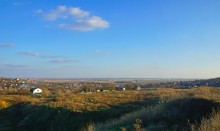 Осень в займище у строительства Аксайского обвода у Большого Лога