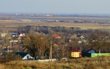 Осень в займище у строительства Аксайского обвода у Большого Лога