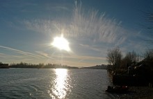 Осенняя набережная Дона в Аксае