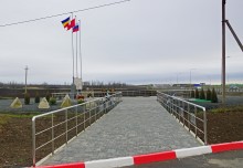 Памятник "Рубеж", защитникам Ростова в 1941-г., в Мясниковском районе.