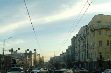 Вечерний Ростов в декабре.