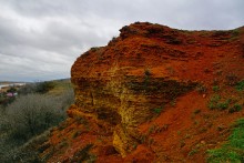 Ракушечные обрывы у хутора Александровка Аксайского района