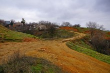 Ракушечные обрывы у хутора Александровка Аксайского района