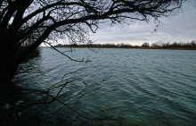 Дон в декабрьскую оттепель после морозов