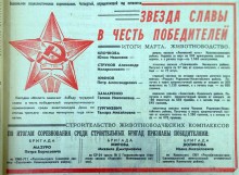 Сельское хозяйство Ростовской области на страницах газеты Молот