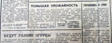 Сельское хозяйство Ростовской области на страницах газеты Молот