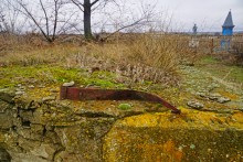 Фундаменты церкви в хуторе Голубинка Белокалитвенского района